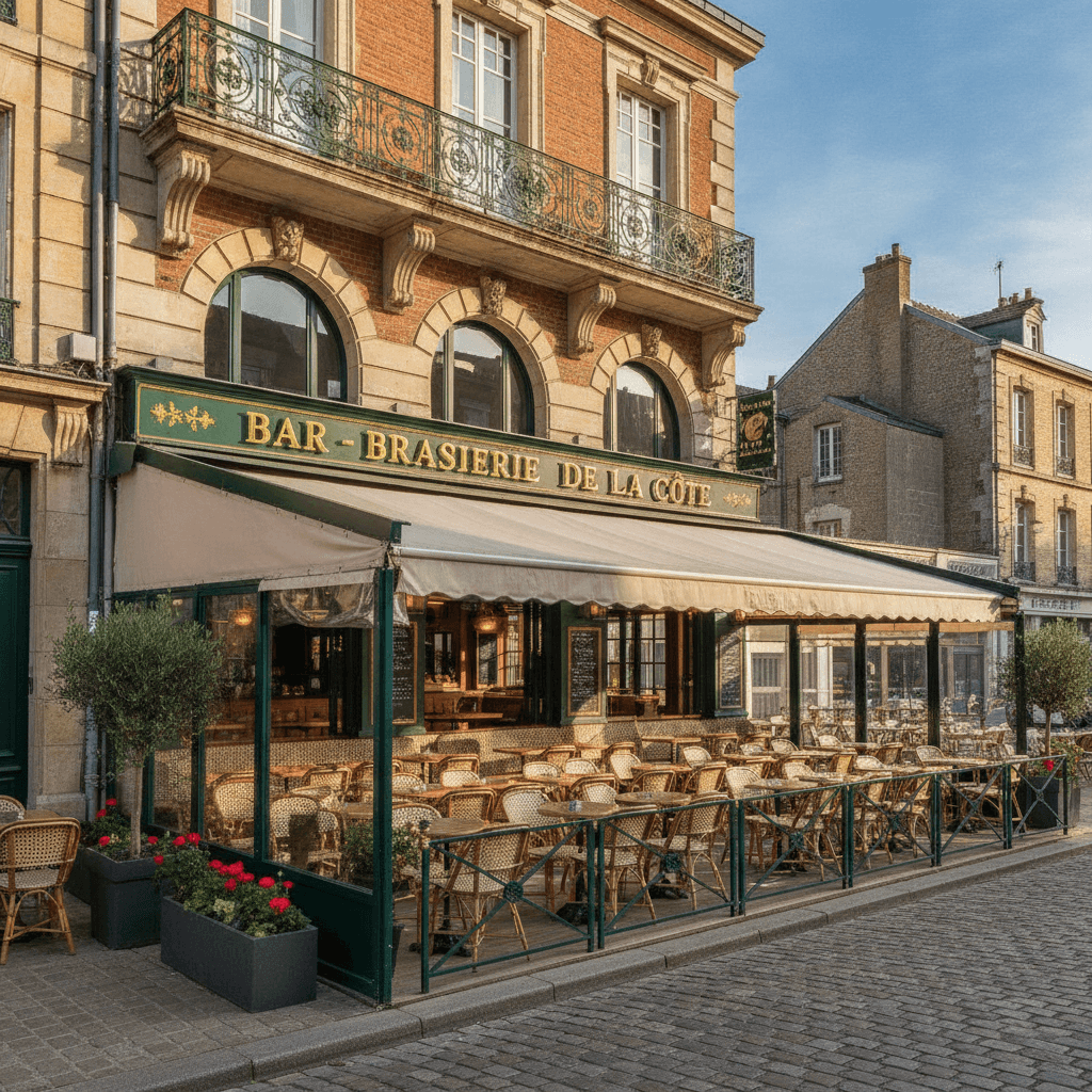 Bar-brasserie 160m² à Boulogne-Sur-Mer : terrasse - licence IV - Image 1