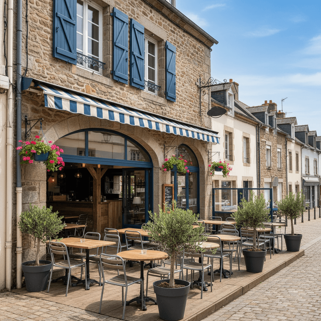 Restaurant 80m² à Saint-Benoît-Des-Ondes : terrasse - extraction - Image 1