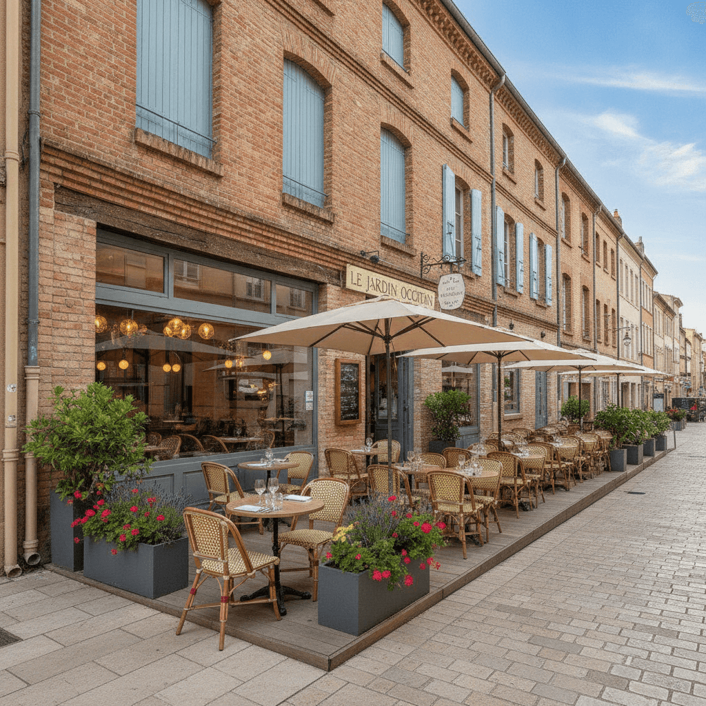 Restaurant 500m² à Toulouse : terrasse - licence IV