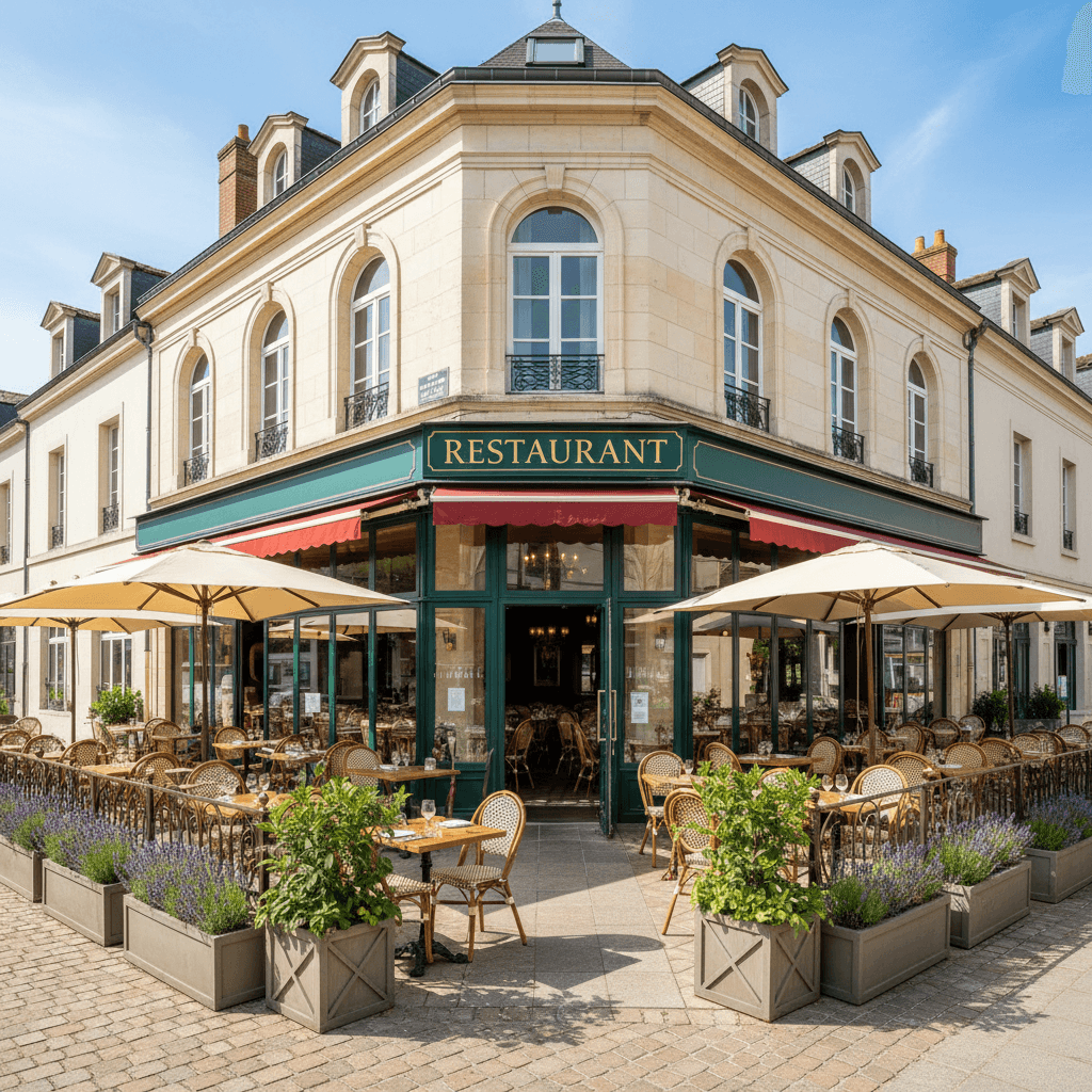Restaurant 200m² à Mondeville : terrasse - licence IV - Image 1