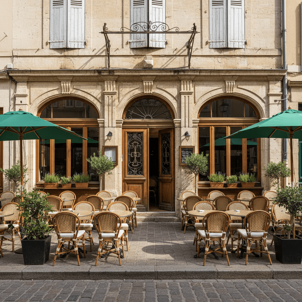 Restaurant 160m² à Montpellier : terrasse - extraction - Image 1