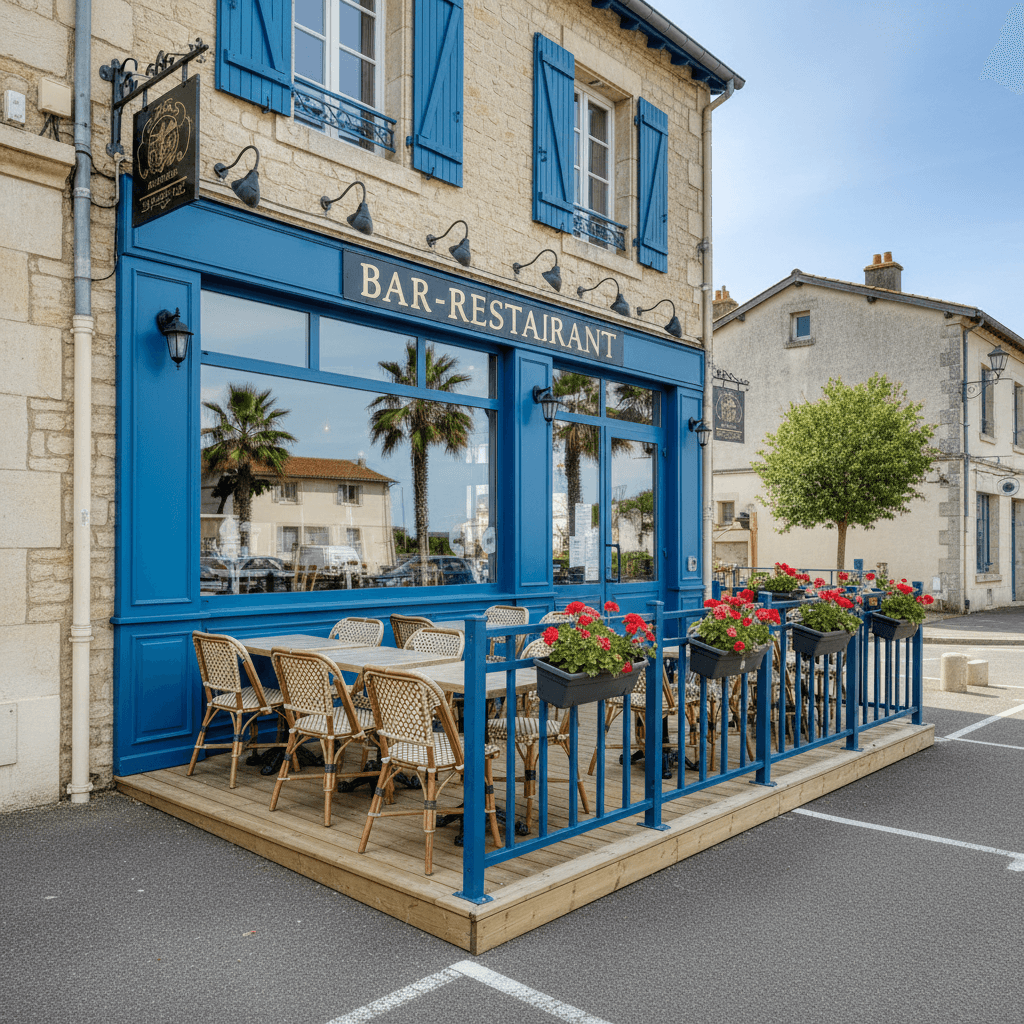 Restaurant 150m² à Biscarrosse : terrasse - licence IV - Image 1
