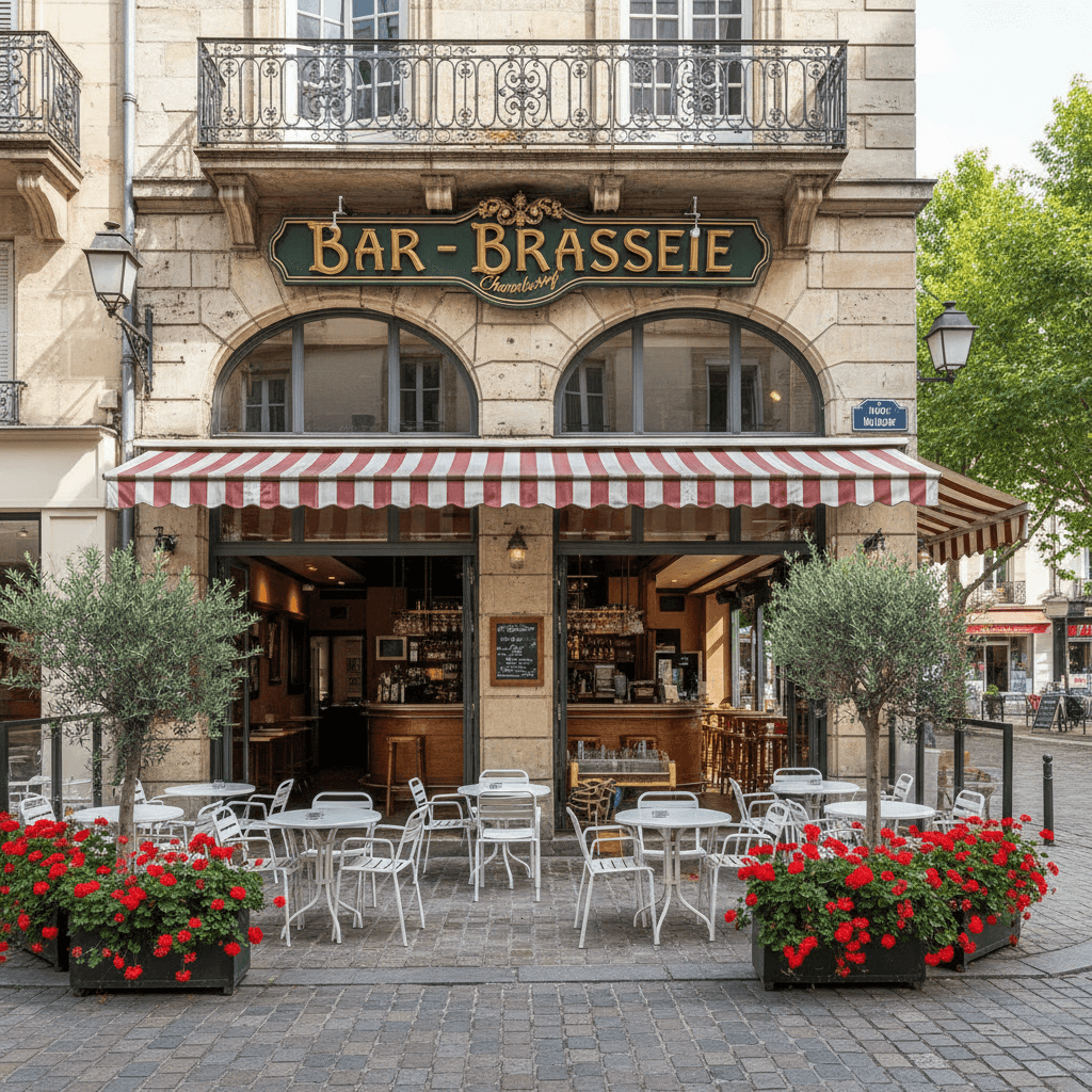 Bar-brasserie 90m² à Chambéry : terrasse - licence IV - Image 1
