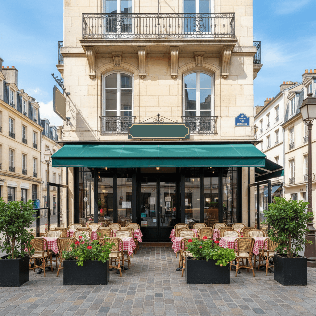 Restaurant 150m² à Nantes : terrasse - extraction - Image 1