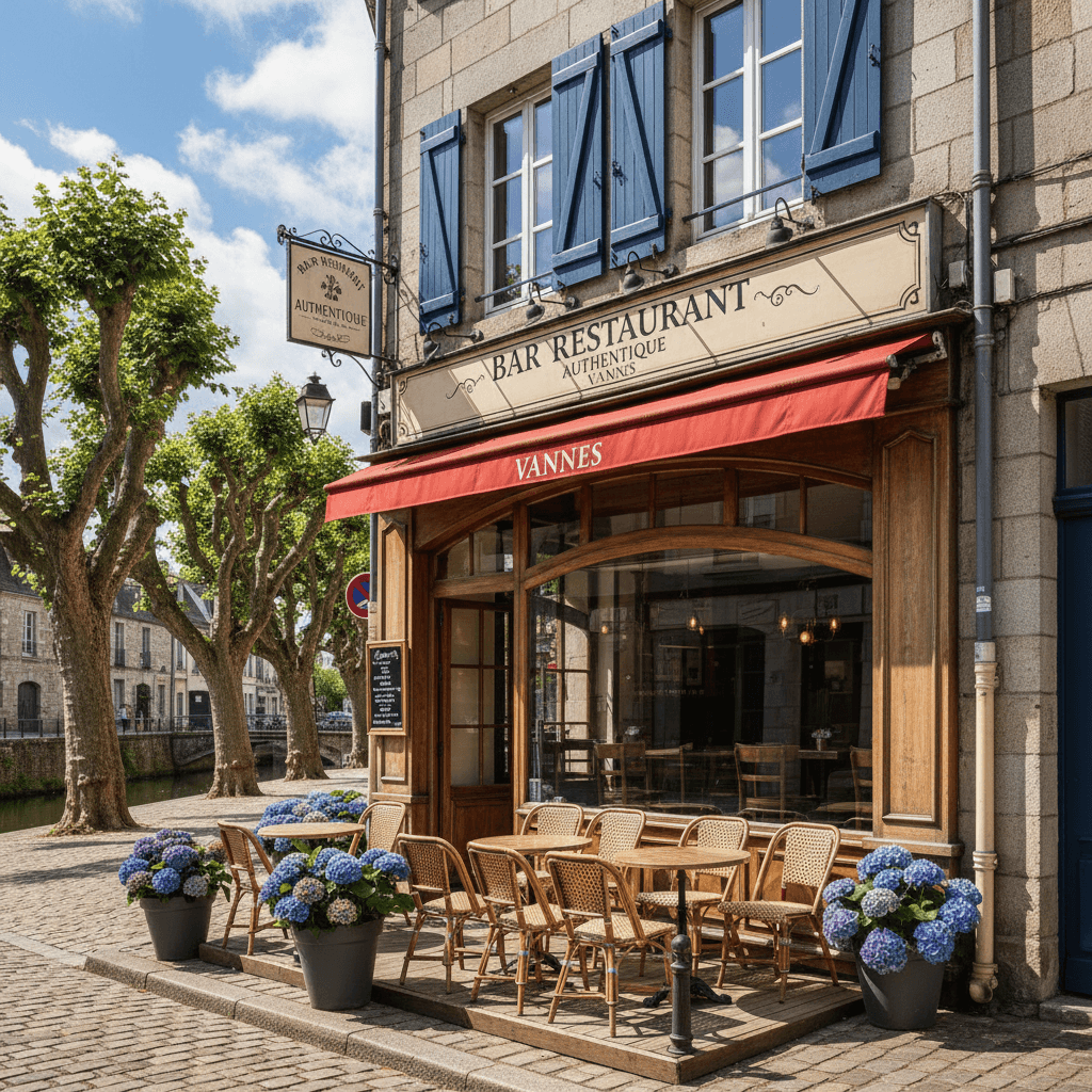 Restaurant à Vannes : terrasse - licence IV - Image 1