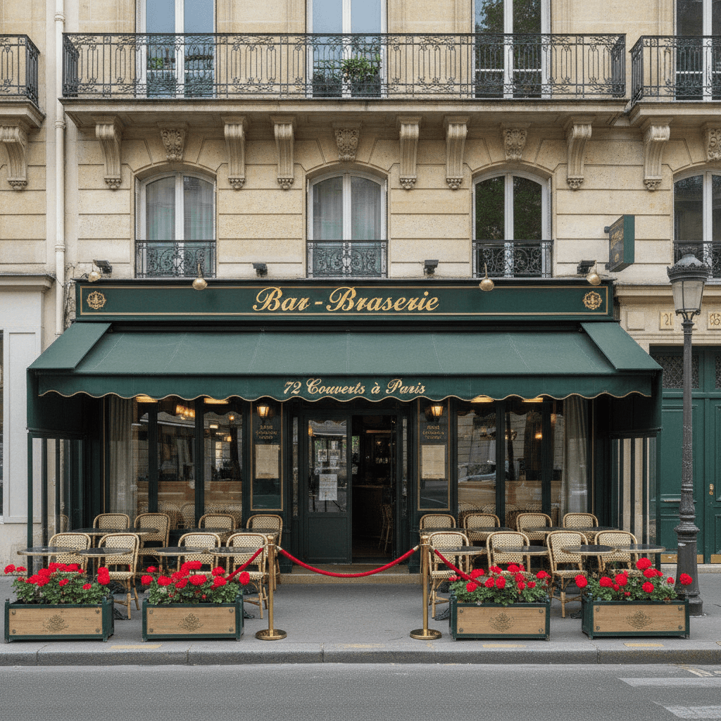 Bar-brasserie 72 couverts à Paris : licence IV