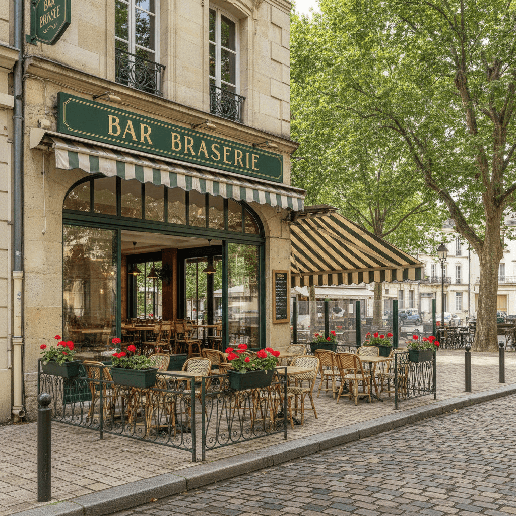 Bar-brasserie 100m² à Dijon : terrasse - licence IV