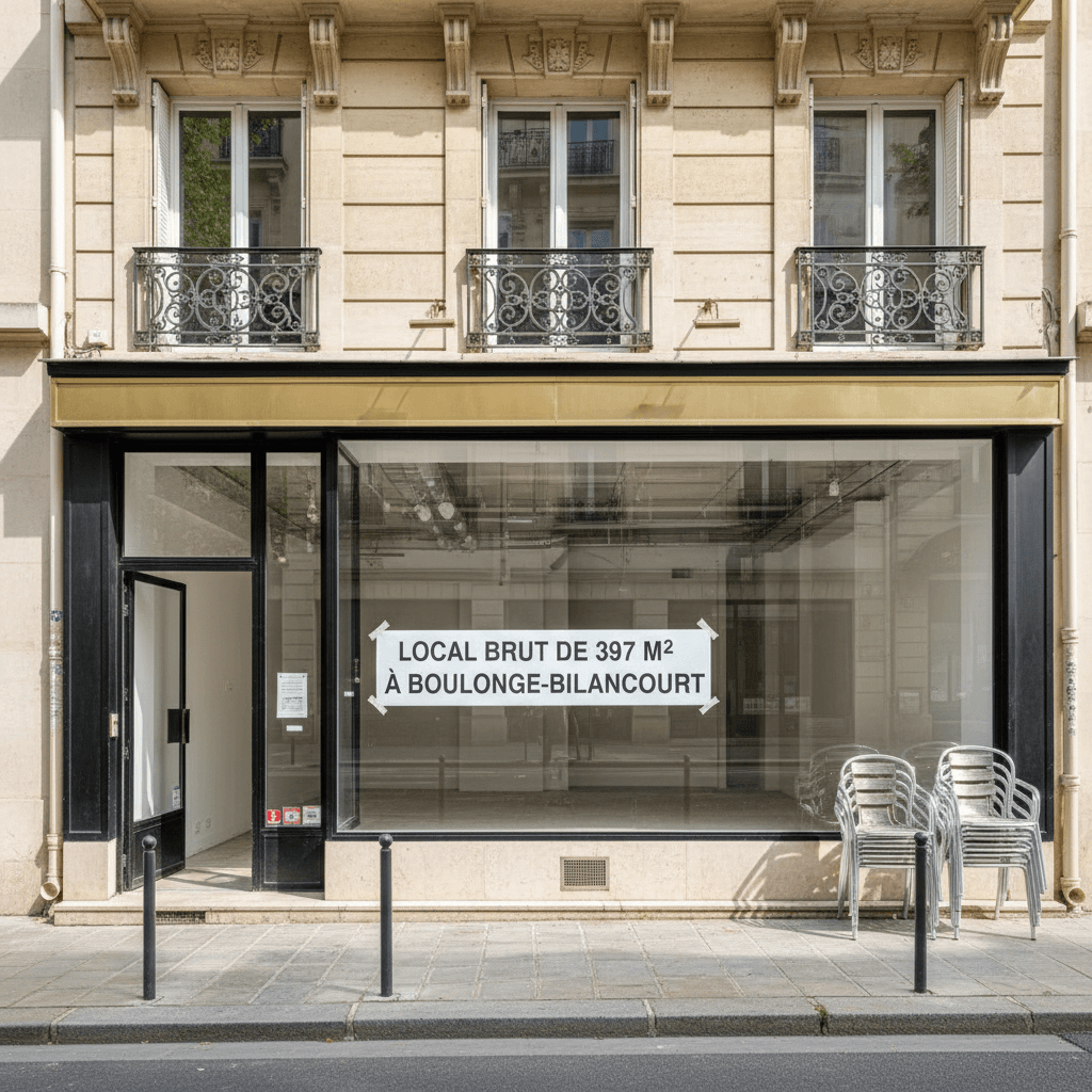 Local Brut de 397 m² à Boulogne-Billancourt - Image 1