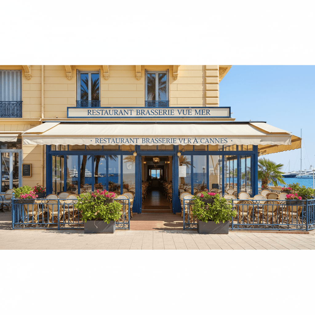 Bar-brasserie 75m² à Cannes : terrasse - licence IV - Image 1
