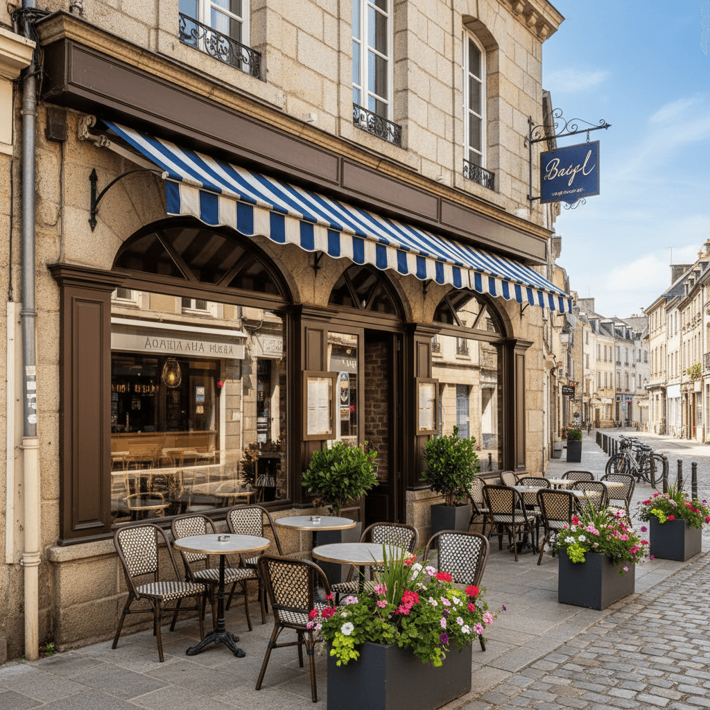 Bar-brasserie à Vannes : terrasse - licence IV - Image 1