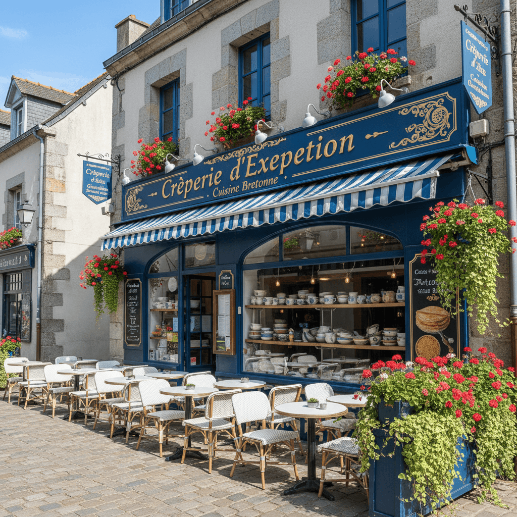 Restaurant à Saint-Brieuc : terrasse - licence IV - Image 1