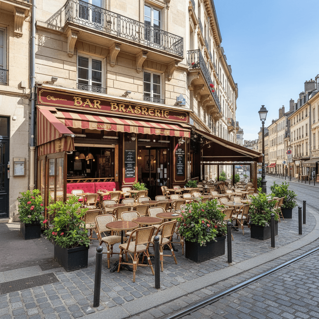 Bar-brasserie à Grenoble : terrasse - licence IV