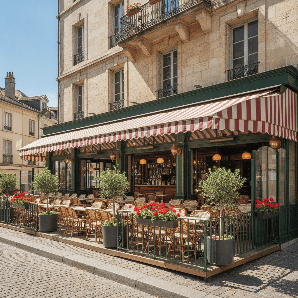 Bar-brasserie 180m² à Annecy : terrasse - licence IV - Image 1