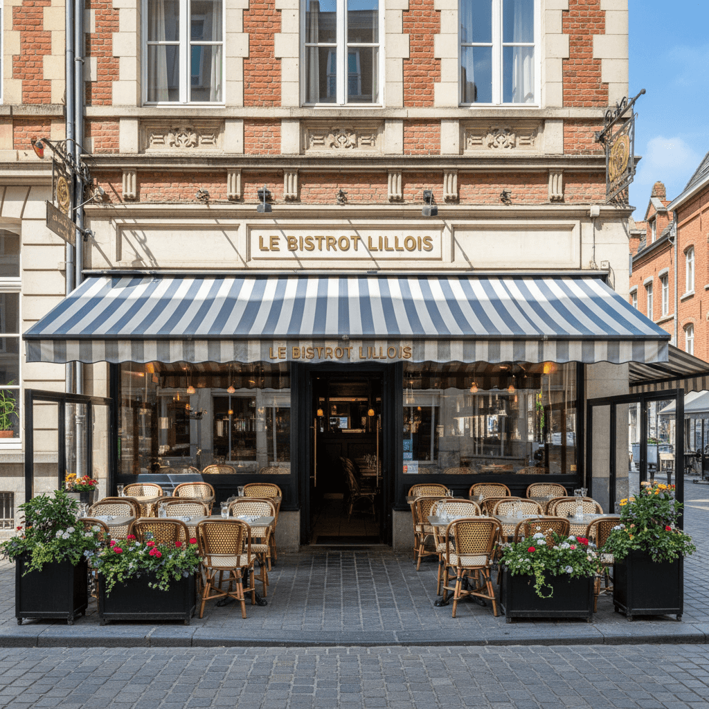 Restaurant 60m² à Lille : terrasse - licence IV