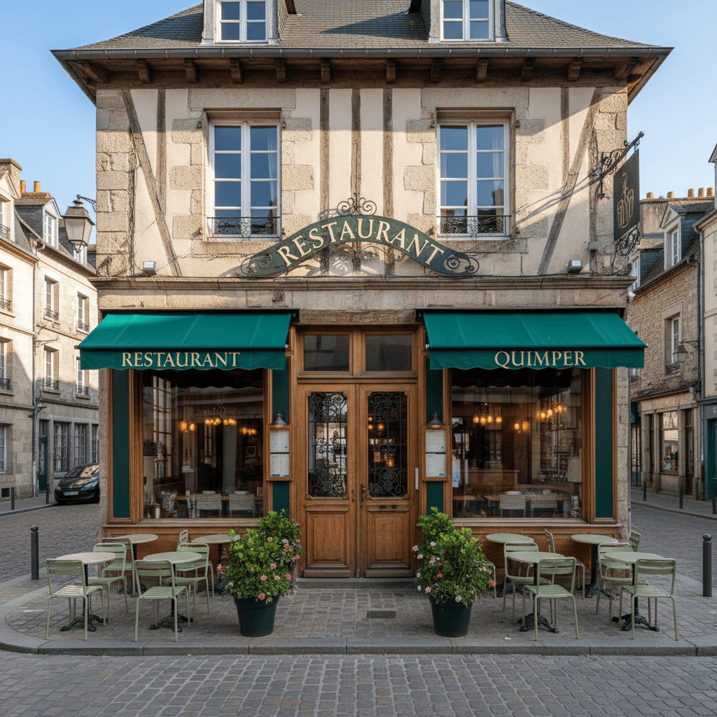 Restaurant 270m² à Quimper : terrasse - licence IV - Image 1