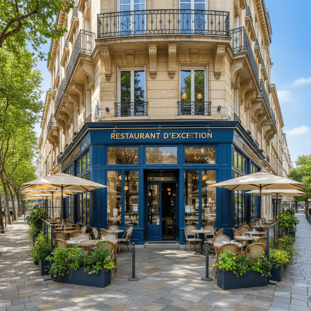 Restaurant 54 couverts à Boulogne-Billancourt : terrasse - licence IV - Image 1