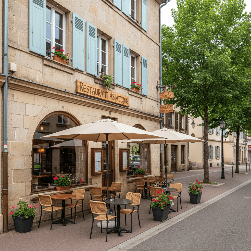 Restaurant 165m² à Molsheim : terrasse - licence IV - Image 1