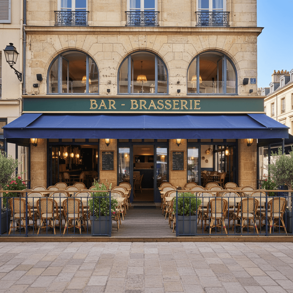 Bar-brasserie 150m² à Valence : terrasse - licence IV - Image 1
