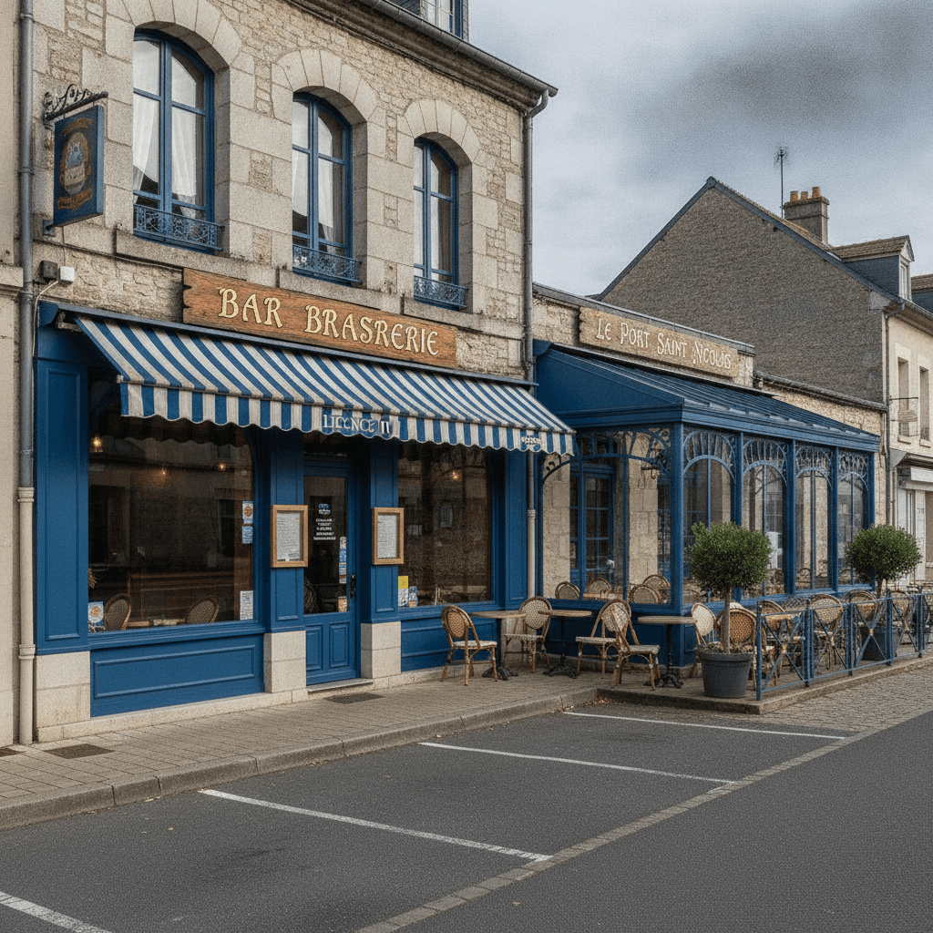 Bar-brasserie 60m² à Saint-Nicolas-De-Port : terrasse - licence IV - Image 1