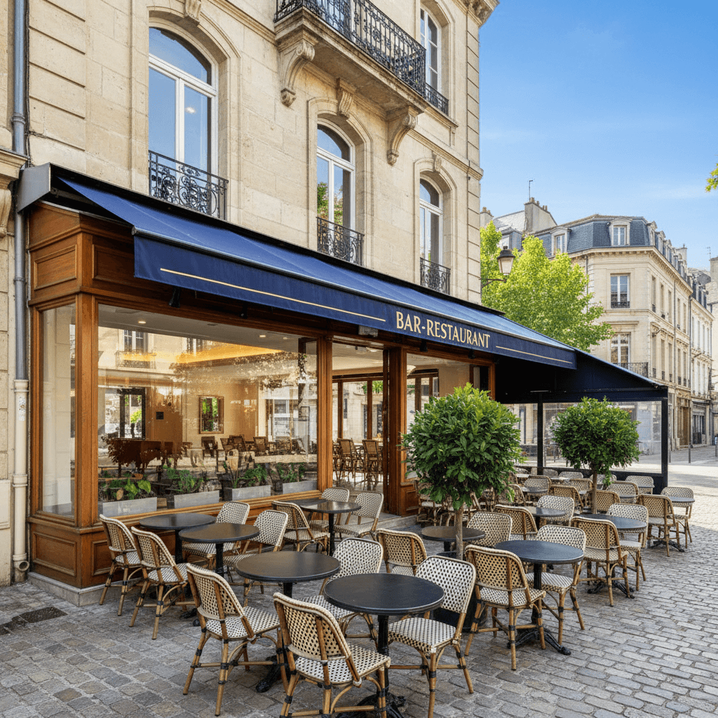 Bar-brasserie à Villefranche-Sur-Saône : terrasse - licence IV - Image 1