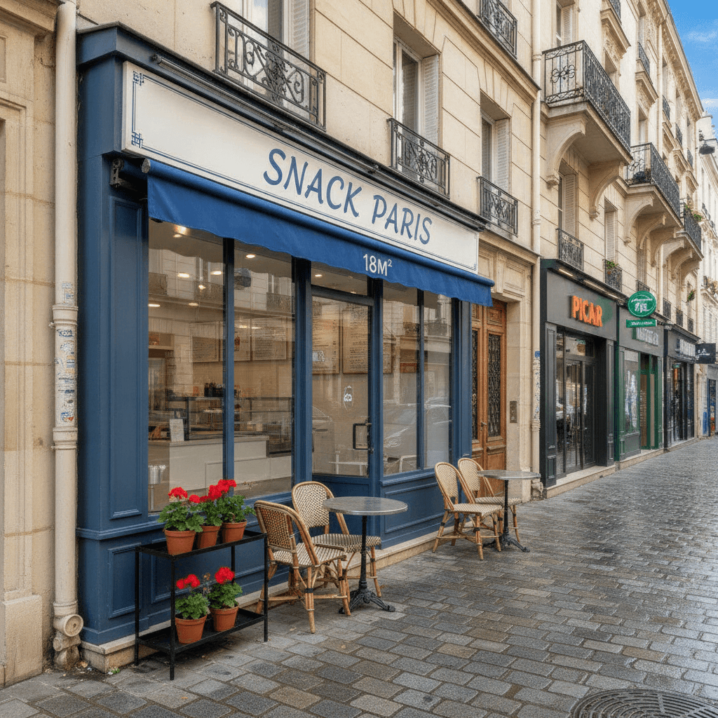 Snack 18m² à Paris