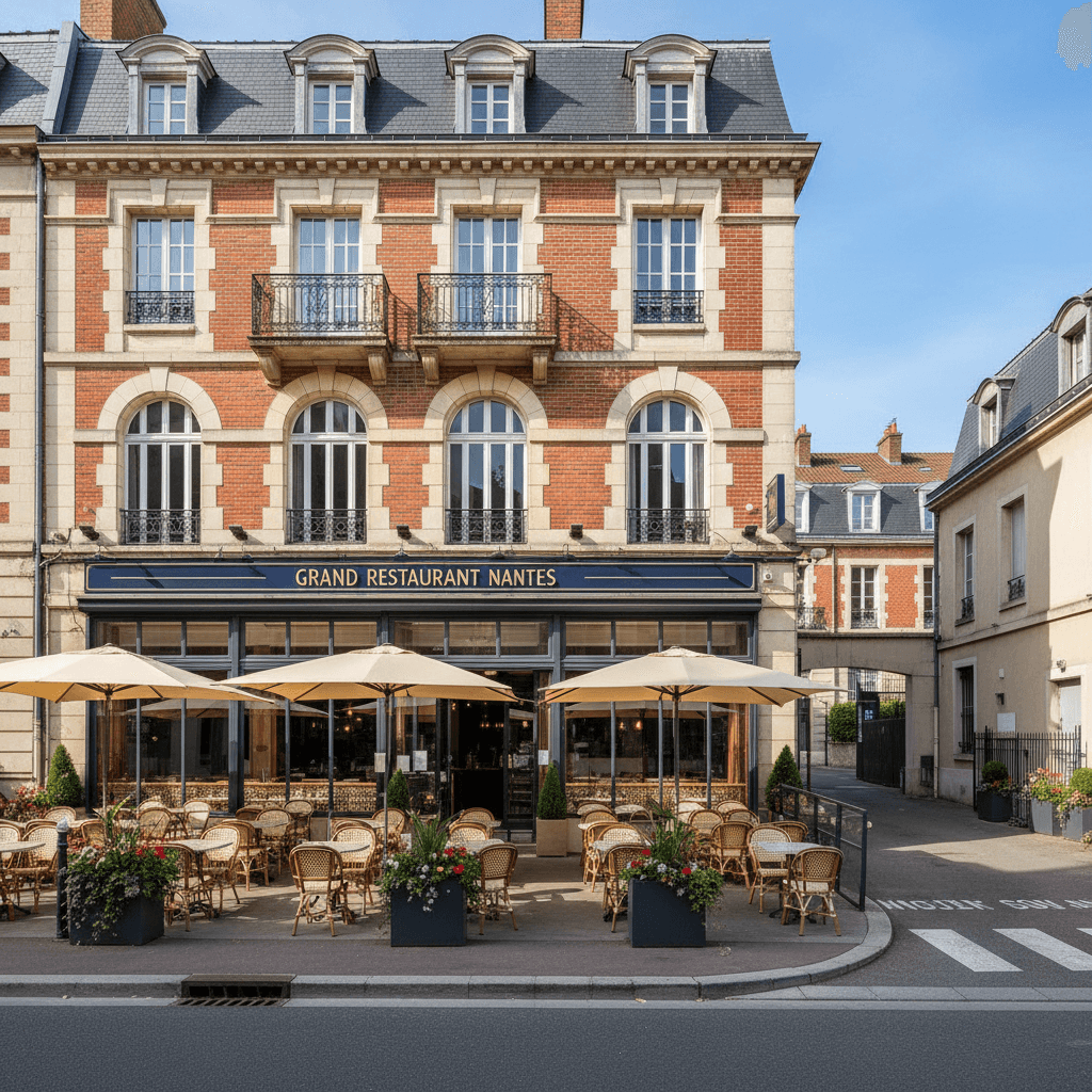 Restaurant 645m² à Nantes : terrasse - licence IV - Image 1