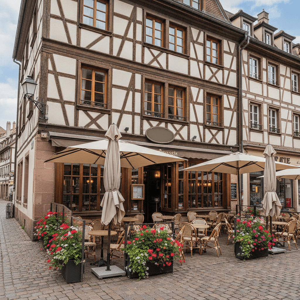 Bar-brasserie 250m² à Strasbourg : terrasse - licence IV - Image 1