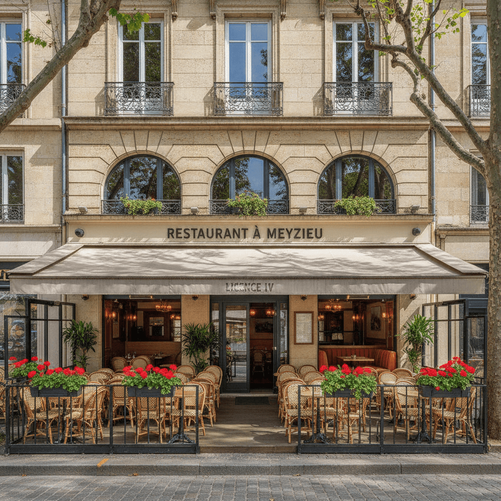 Restaurant 300m² à Meyzieu : terrasse - licence IV - Image 1