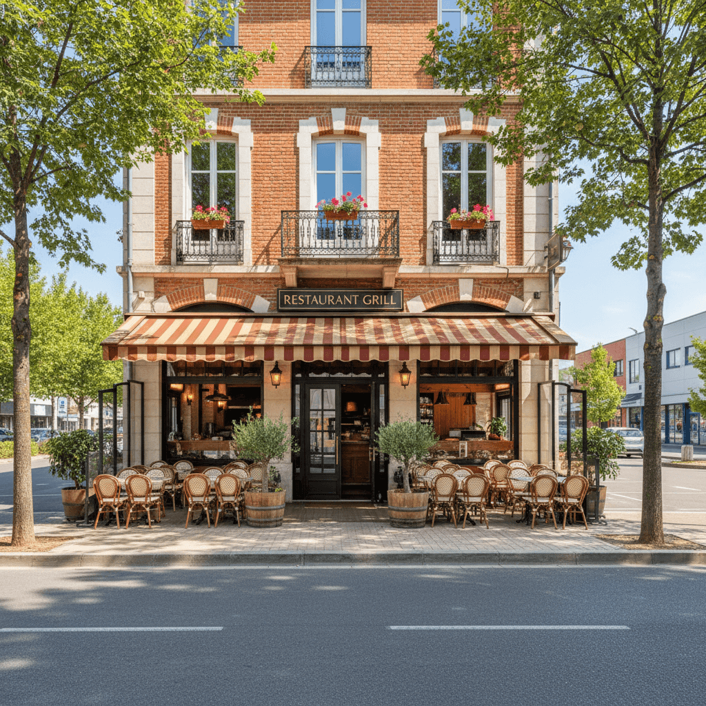 Restaurant 600m² à Toulouse : terrasse - licence IV - Image 1