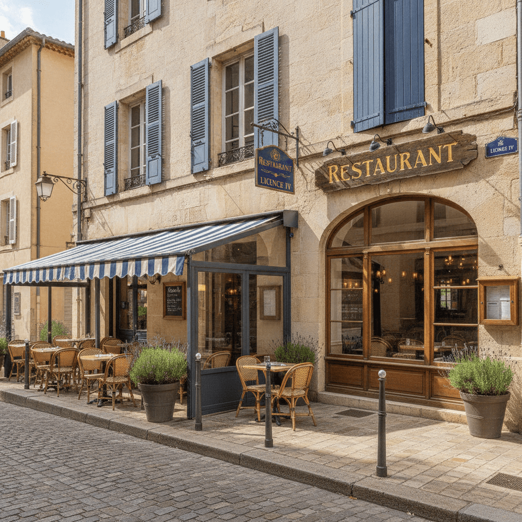 Restaurant 100m² à Aix-En-Provence : terrasse - licence IV