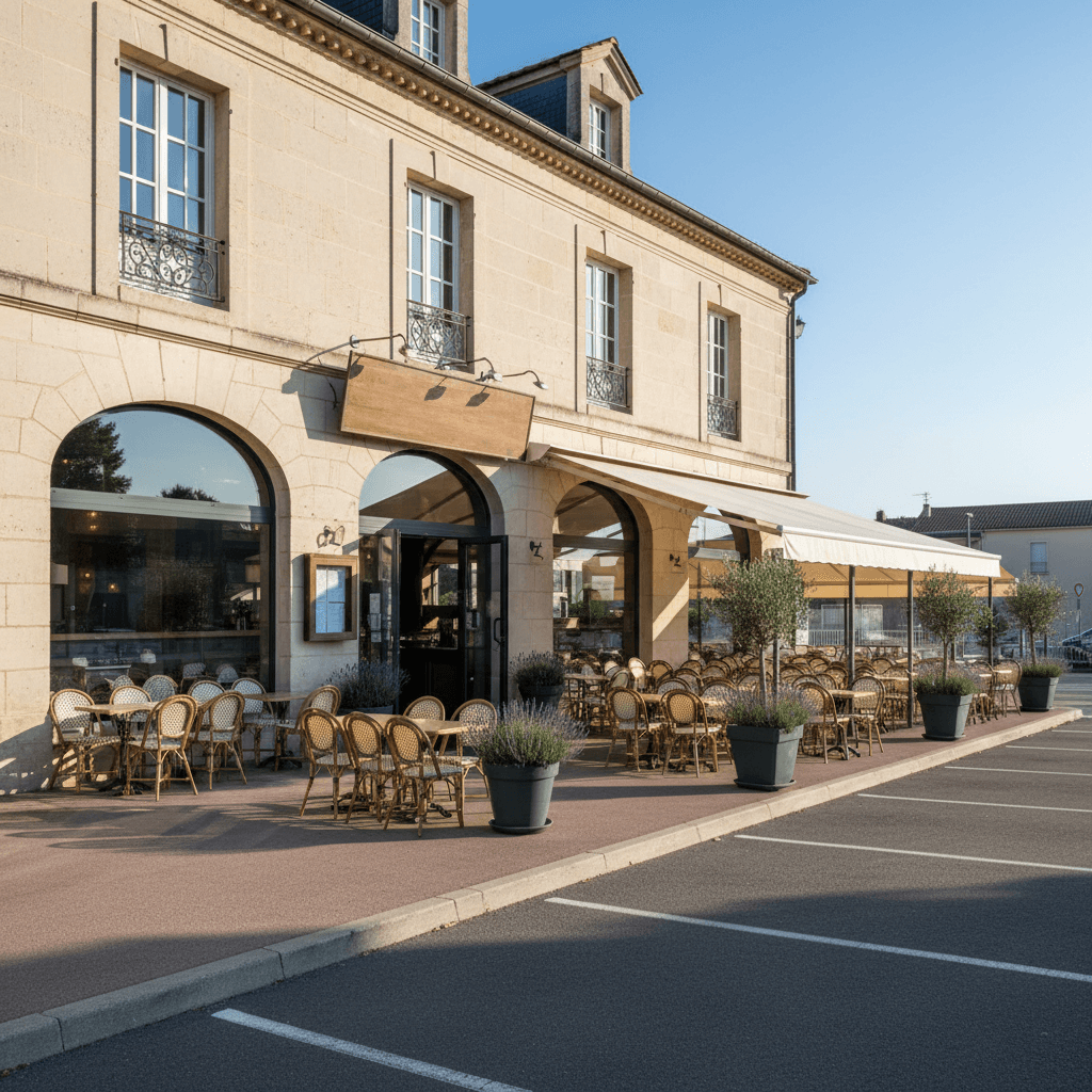 Restaurant 600m² à Le Pontet : terrasse - extraction - Image 1