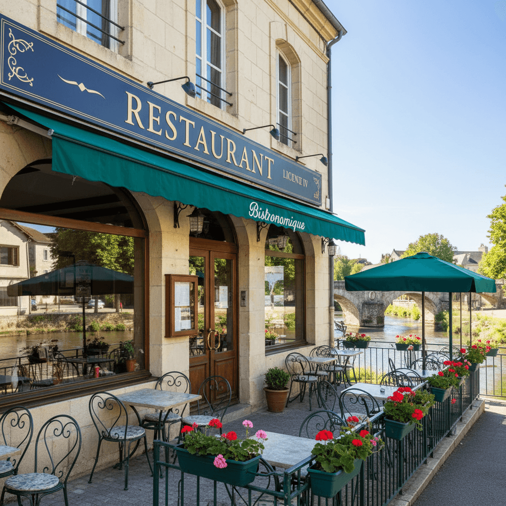 Restaurant à Périgueux : terrasse - licence IV - Image 1