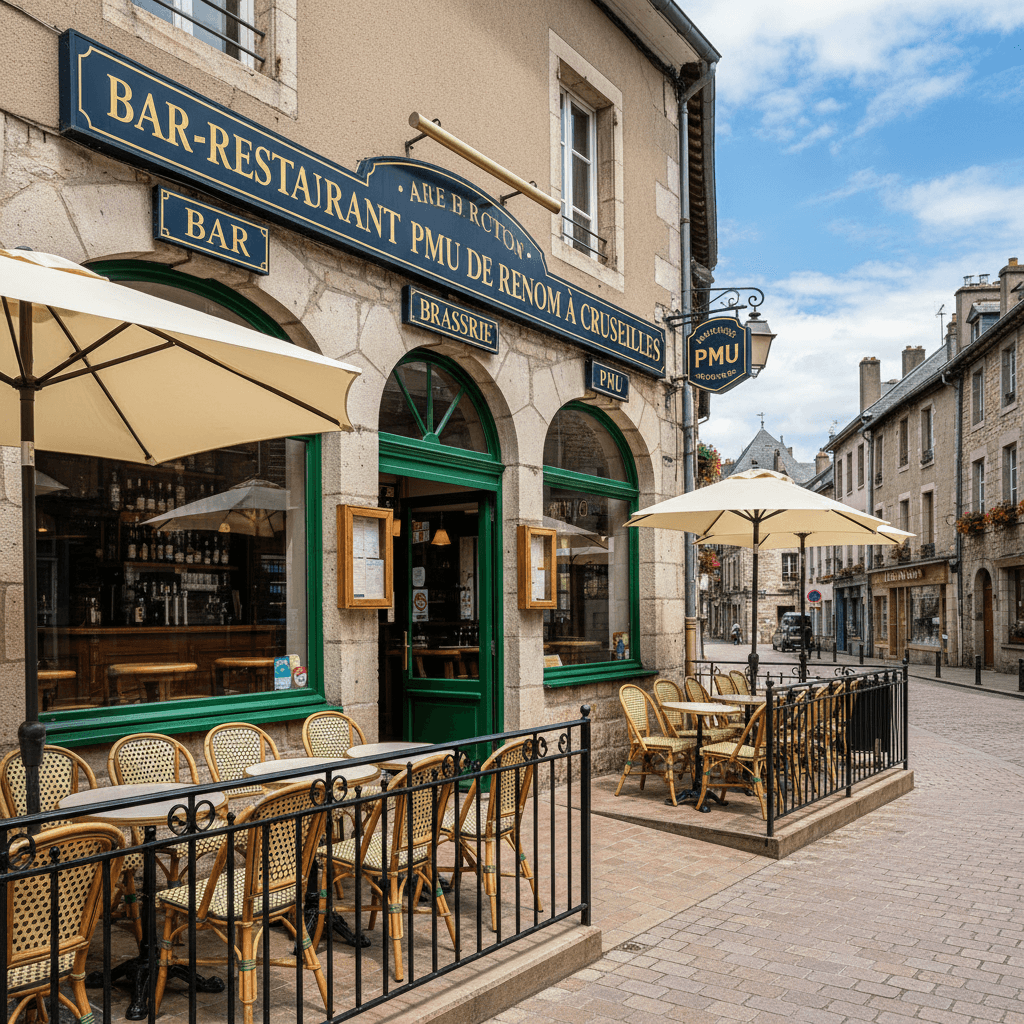 Bar-brasserie à Cruseilles : terrasse - licence IV - Image 1
