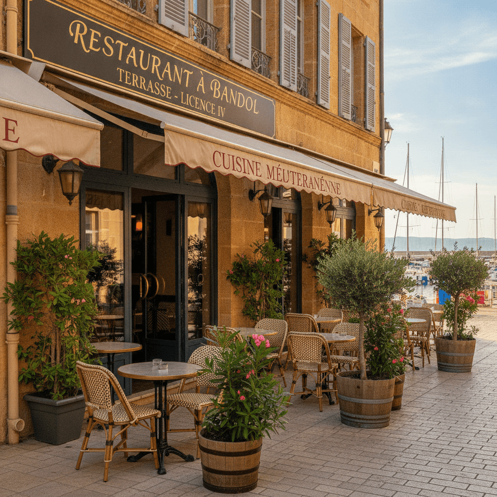 Restaurant à Bandol : terrasse - licence IV - Image 1
