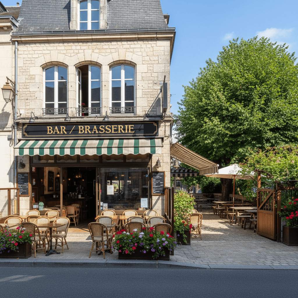 Bar-brasserie 150m² à Nantes : terrasse - licence IV - Image 1