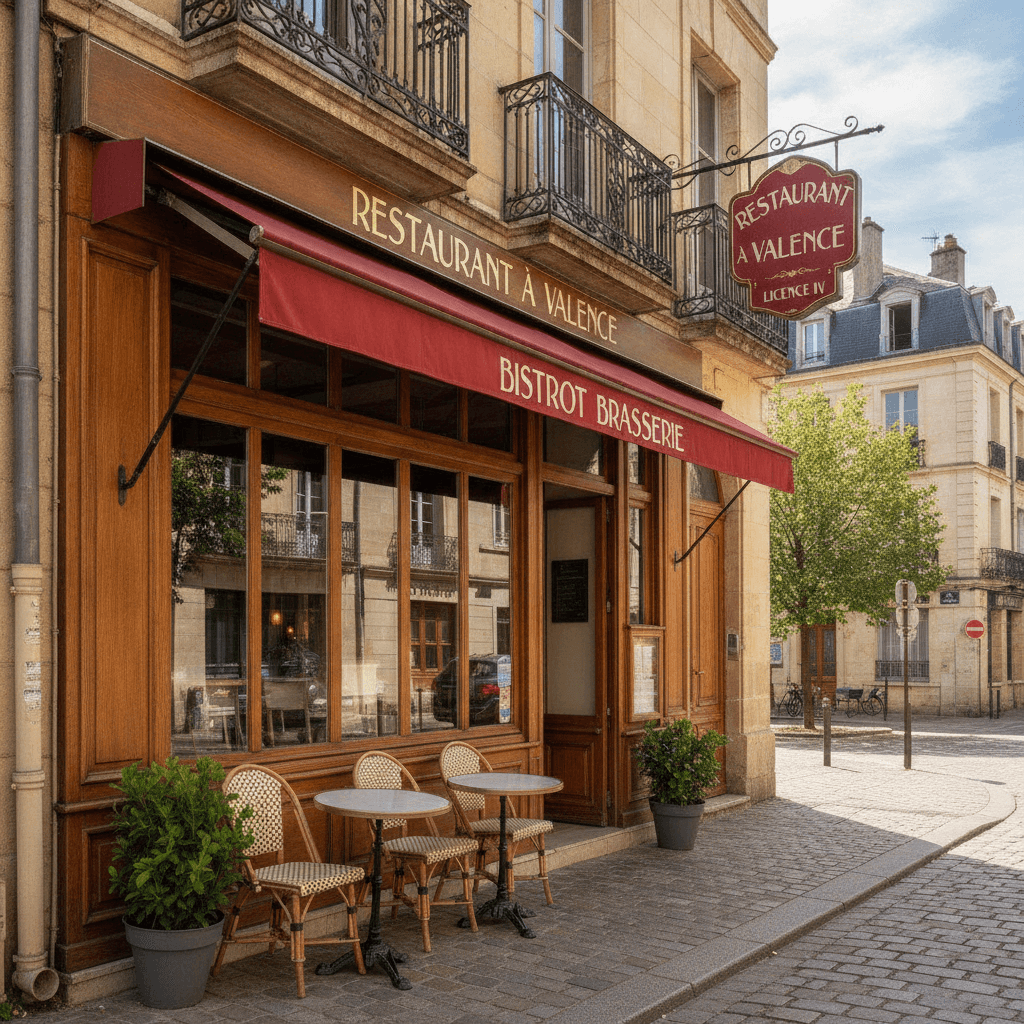 Restaurant à Valence : licence IV