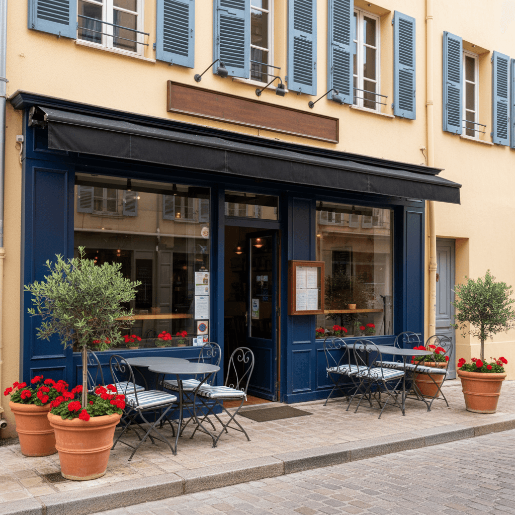 Restaurant 70m² à Nice : terrasse - licence IV