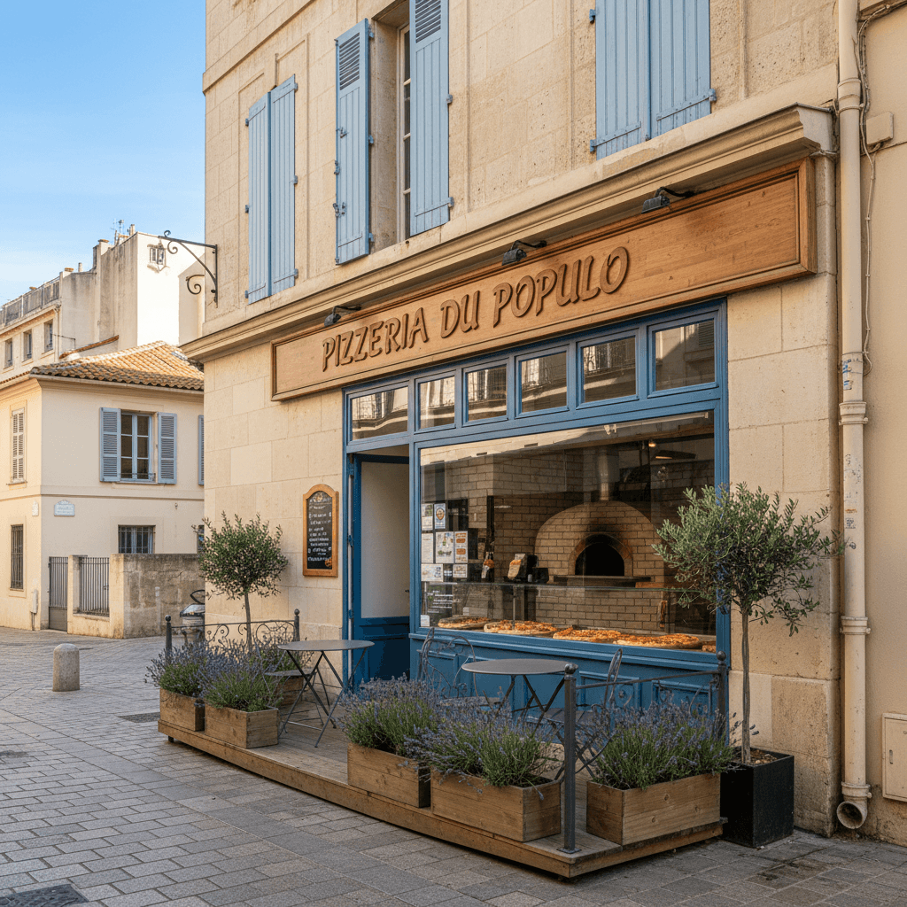 Fast-food 10m² à Marseille : cuisine équipée - Image 1