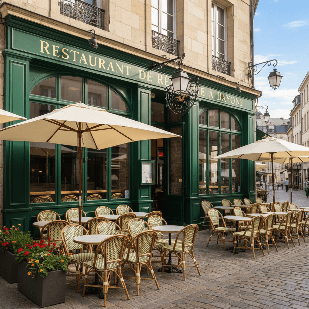 Restaurant à Bayonne : terrasse - licence IV - Image 1