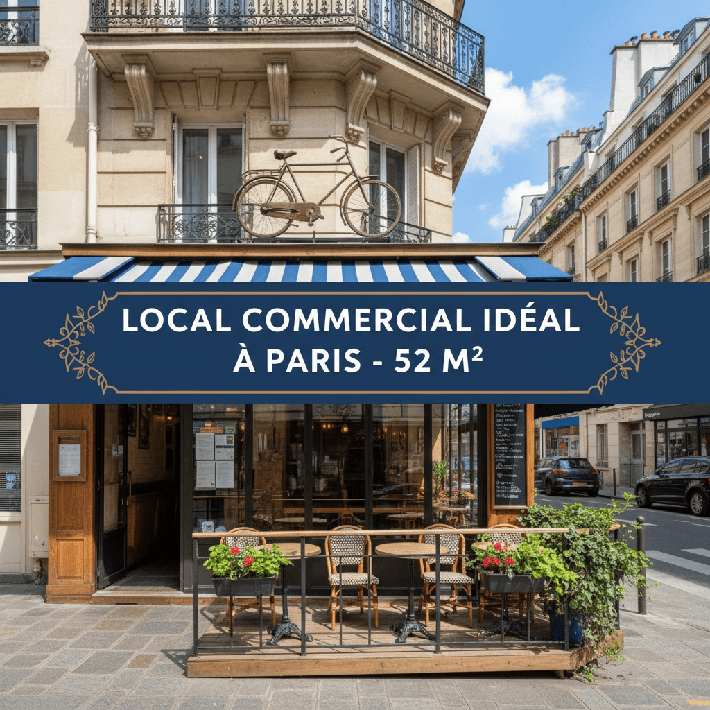 Local commercial idéal à Paris - 52 m² - Image 1