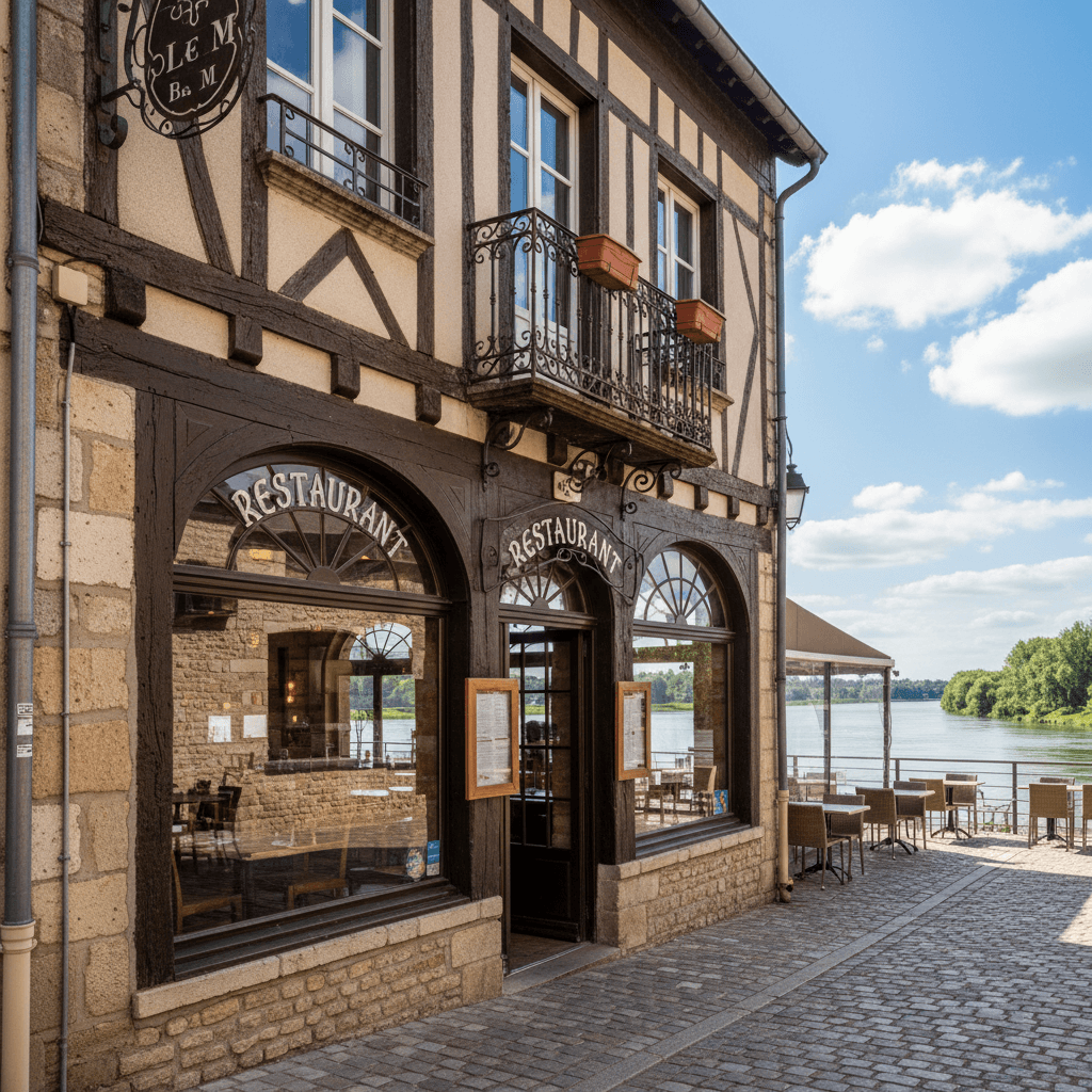 Restaurant 893m² à Cosne-Cours-Sur-Loire : terrasse - licence IV - Image 1