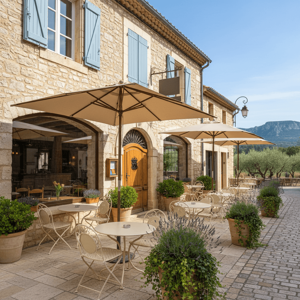 Restaurant 180m² à Maussane-Les-Alpilles : terrasse - licence IV - Image 1