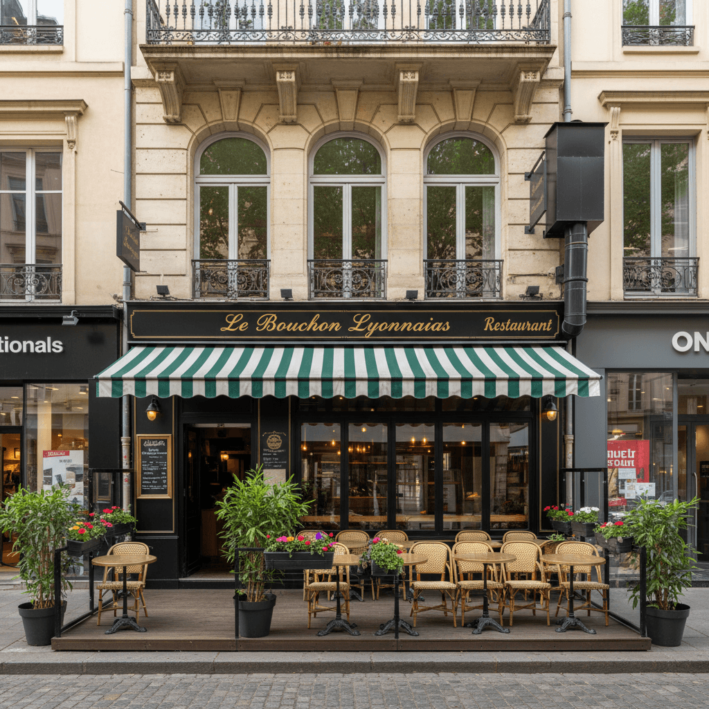Restaurant à Lyon : terrasse - extraction