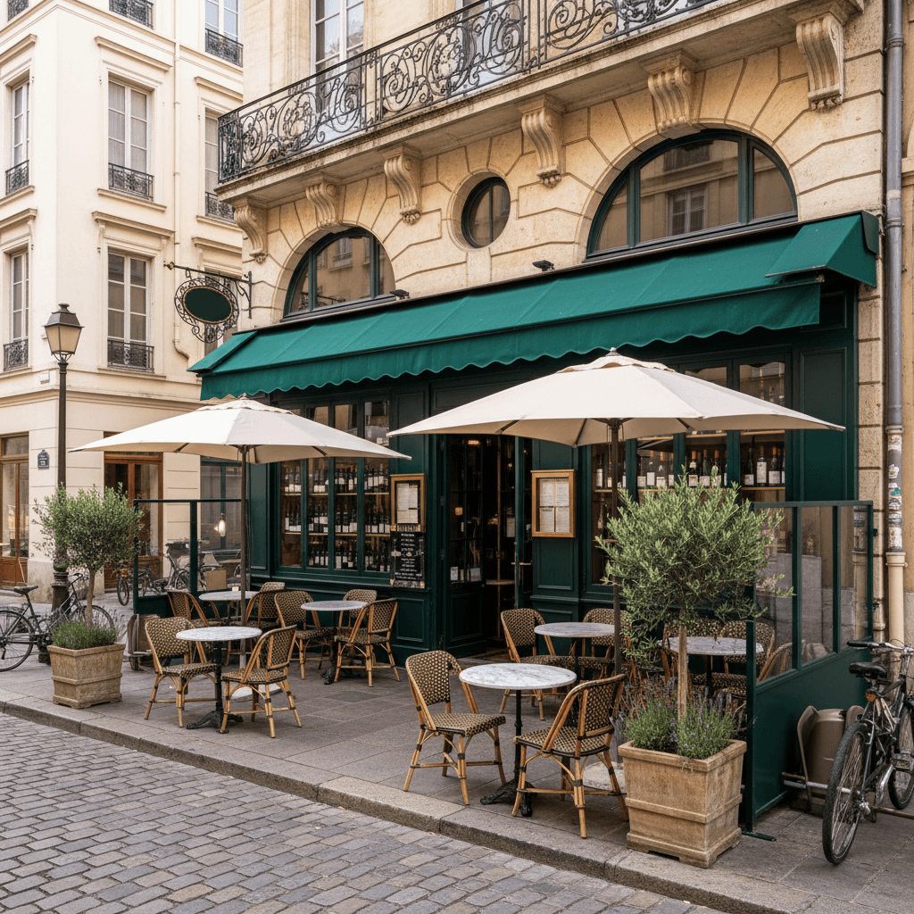 Restaurant 600m² à Lyon : terrasse - extraction - Image 1