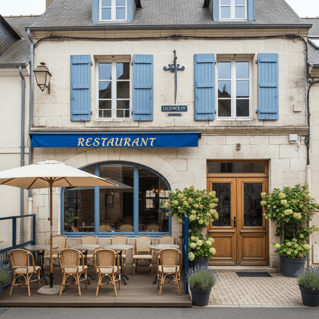 Restaurant à Noirmoutier-En-L'Île : terrasse - licence IV - Image 1