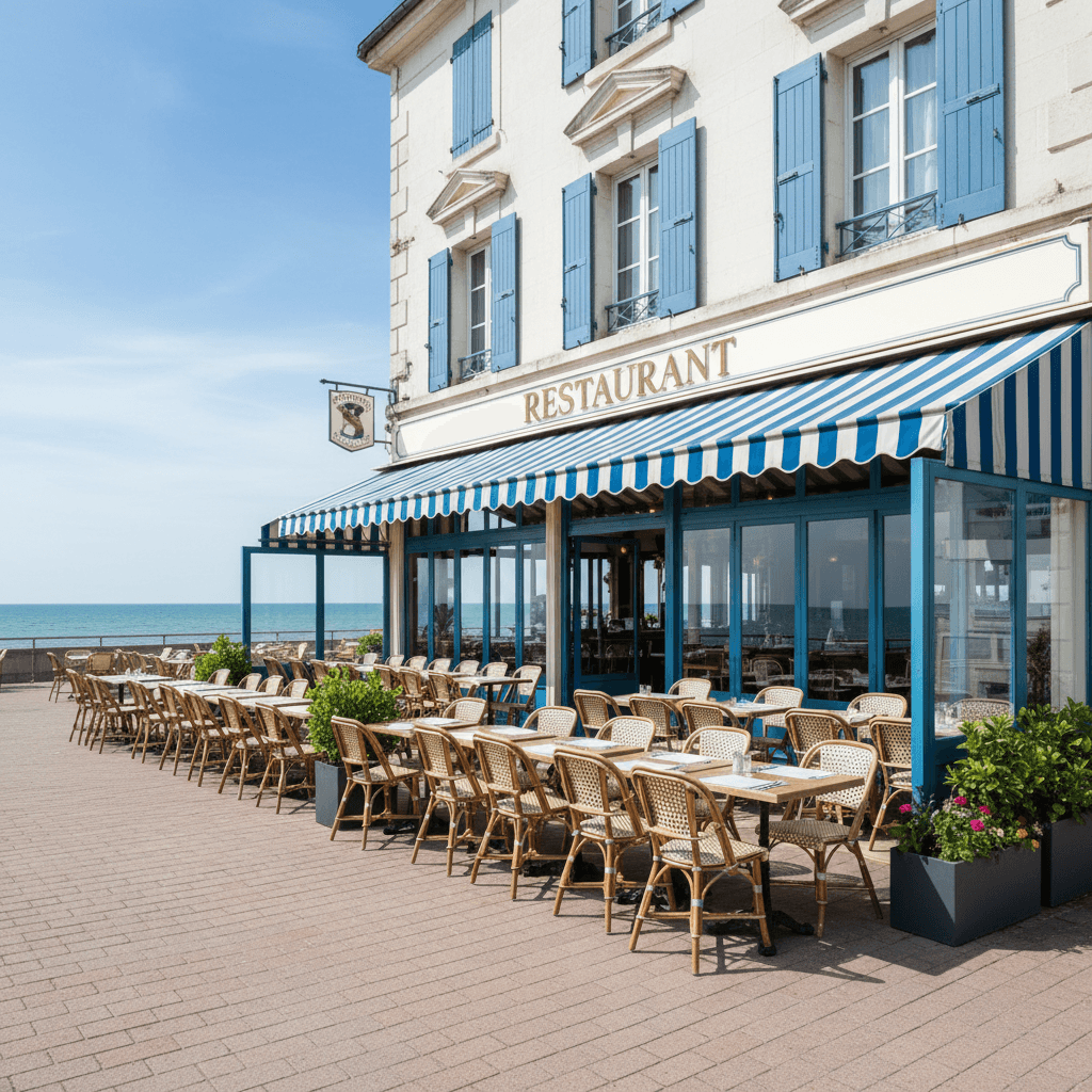Restaurant 50m² à Les Sables-D'Olonne : terrasse - licence IV - Image 1