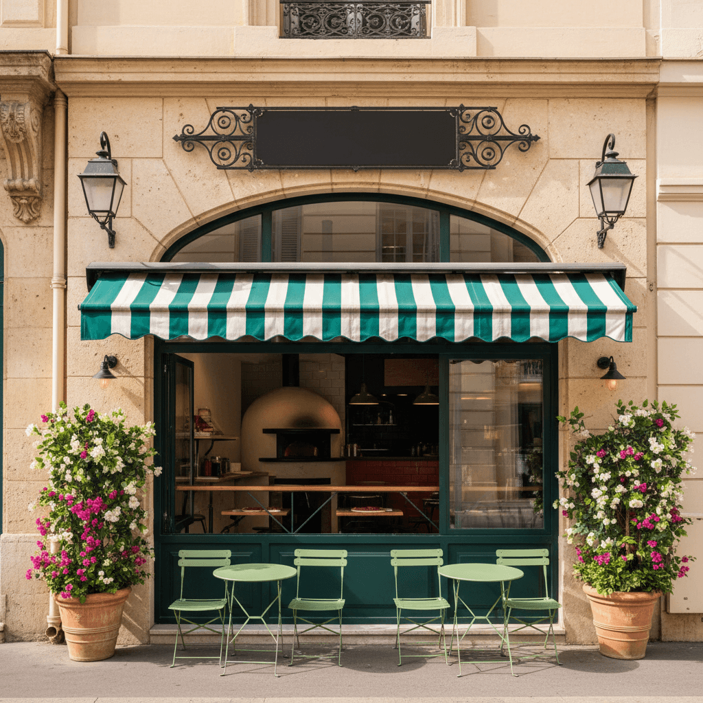 Restaurant 20m² à Marseille : terrasse - extraction - Image 1