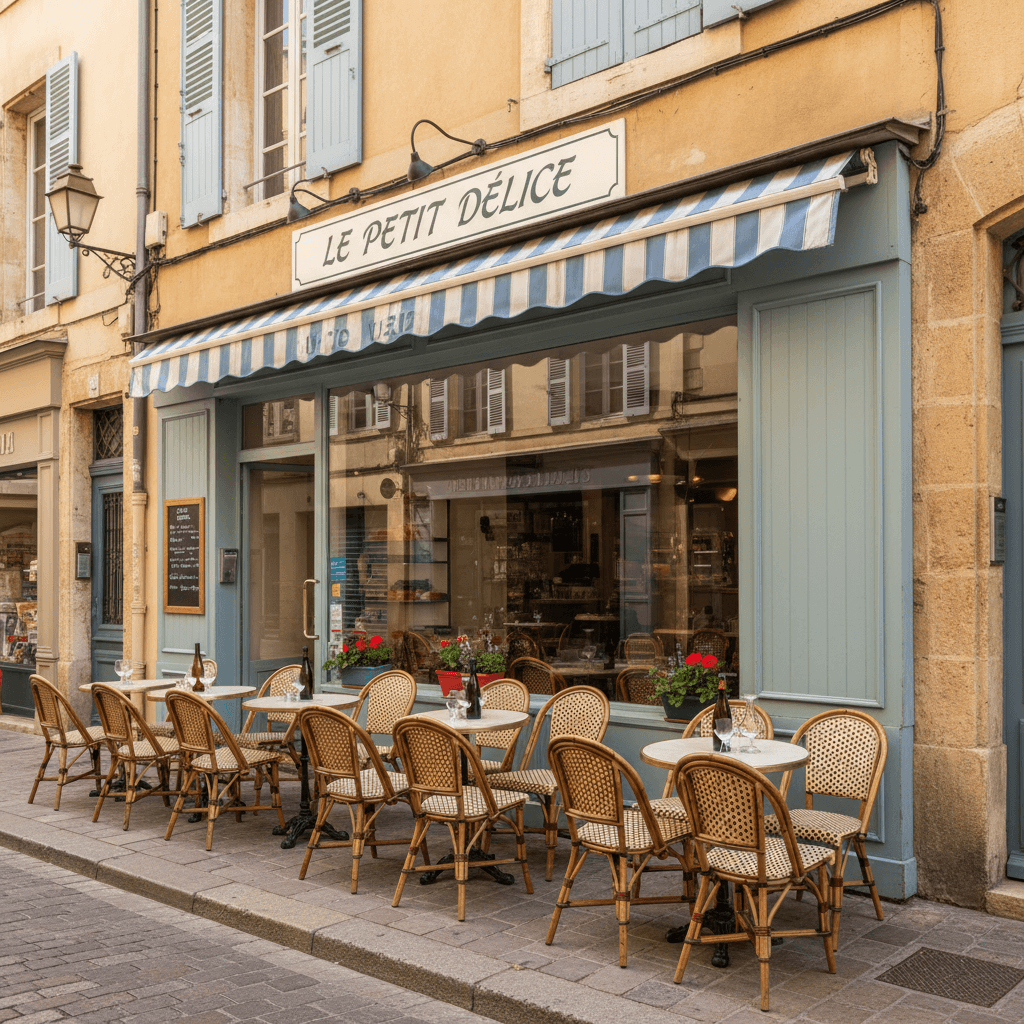 Fast-food à Montpellier : terrasse - Image 1