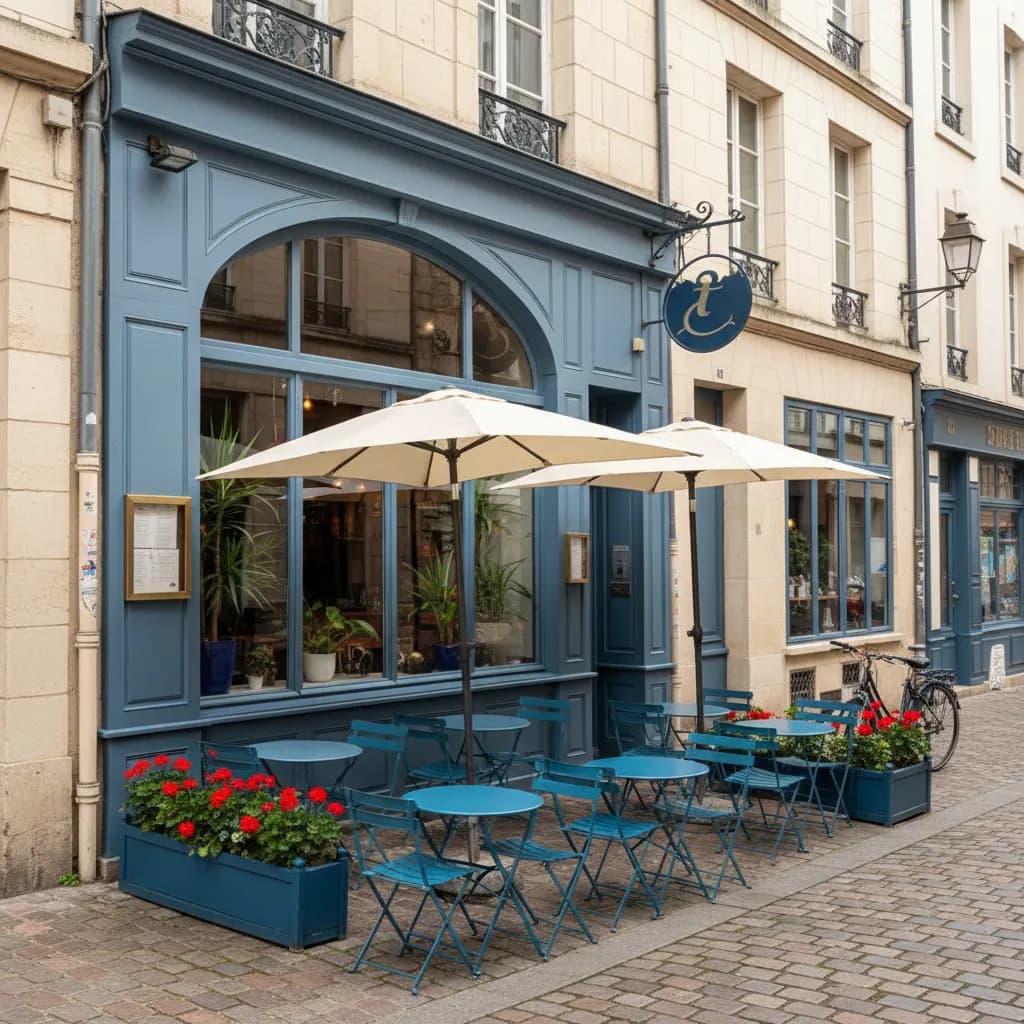 Restaurant à Nantes : terrasse - extraction - Image 1