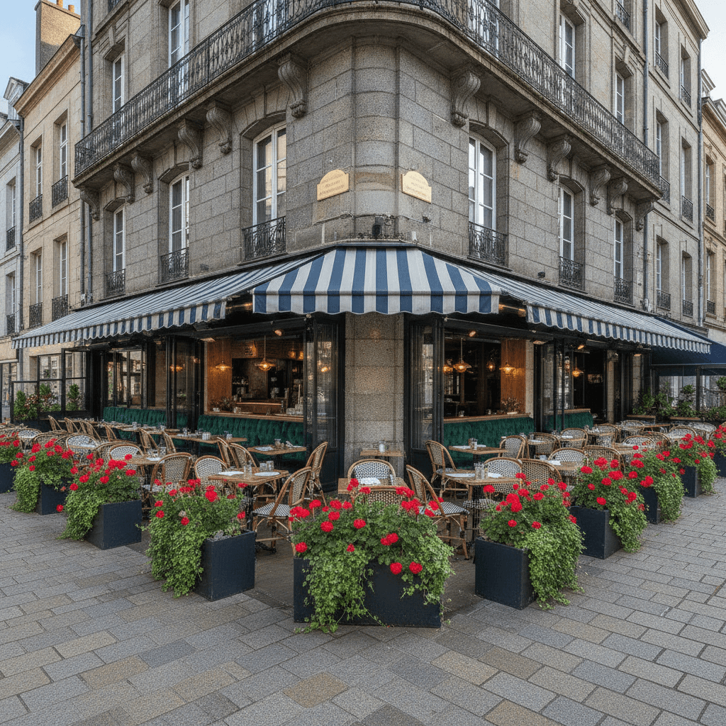 Restaurant 140m² à Nantes : terrasse - licence IV